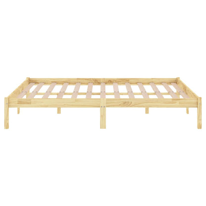 vidaXL Bed Frame without Mattress Solid Wood Super King Size
