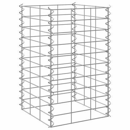 vidaXL Gabion Raised Beds 3 pcs 30x30x50 cm Iron
