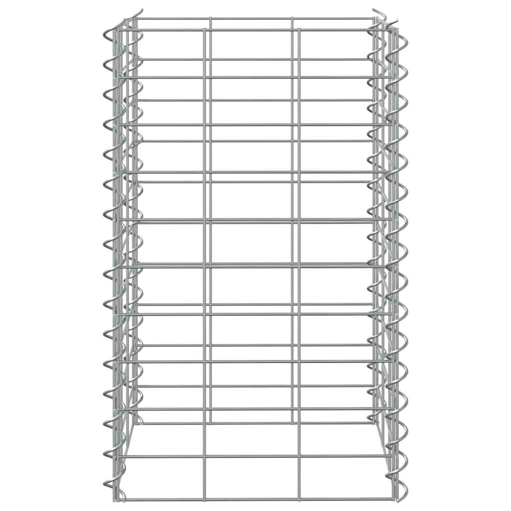 vidaXL Gabion Raised Beds 3 pcs 30x30x50 cm Iron