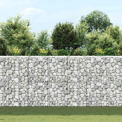 vidaXL Gabion Raised Beds 3 pcs 30x30x100 cm Iron
