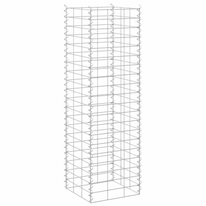 vidaXL Gabion Raised Beds 3 pcs 30x30x100 cm Iron