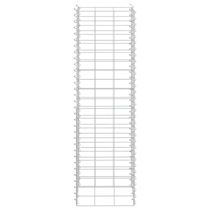 vidaXL Gabion Raised Beds 3 pcs 30x30x100 cm Iron