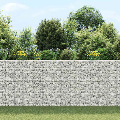 vidaXL Gabion Raised Bed | Silver | Iron | Extra Tall | Gabion Raised Bed