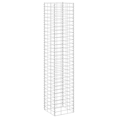 vidaXL Gabion Raised Bed | Silver | Iron | Extra Tall | Gabion Raised Bed