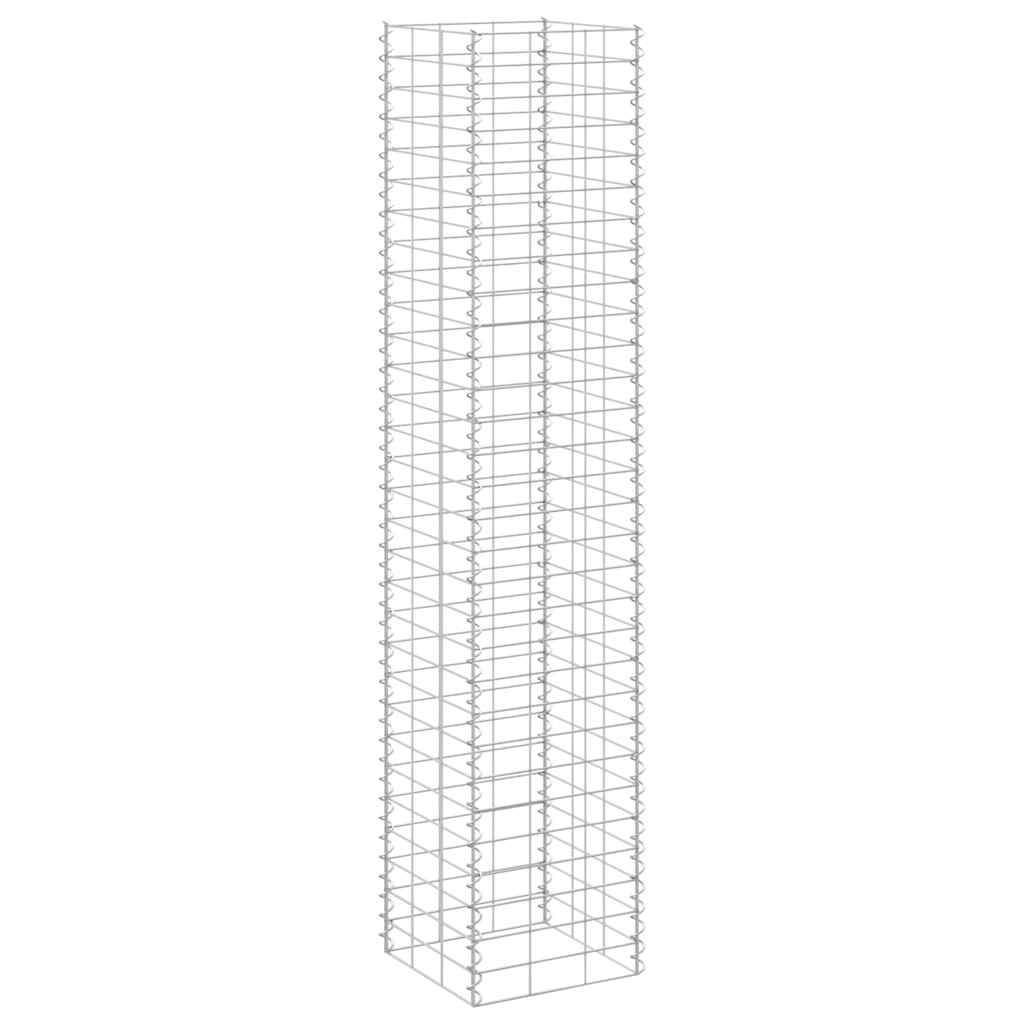 151250 vidaXL Gabion Raised Beds 3 pcs 30x30x150 cm Iron
