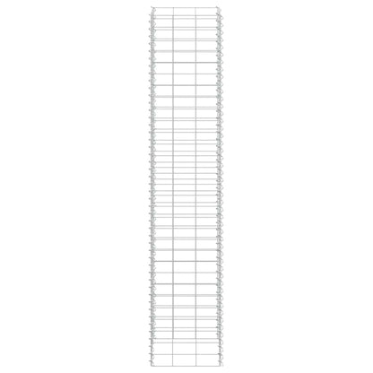 vidaXL Gabion Raised Beds 3 pcs 30x30x150 cm Iron