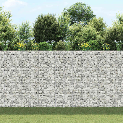 151251 vidaXL Gabion Raised Beds 3 pcs 30x30x200 cm Iron