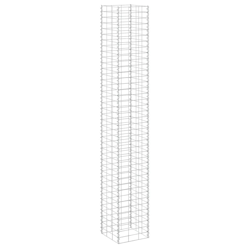 vidaXL Gabion Raised Beds 3 pcs 30x30x200 cm Iron