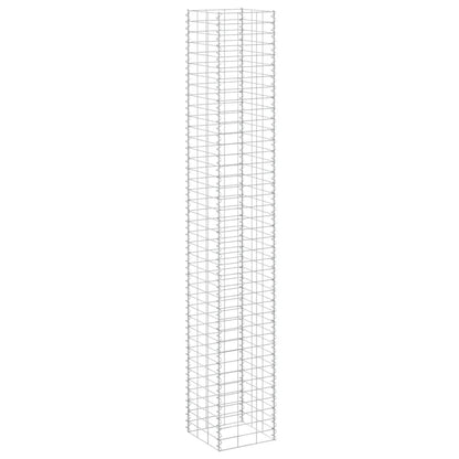 vidaXL Gabion Raised Beds 3 pcs 30x30x200 cm Iron