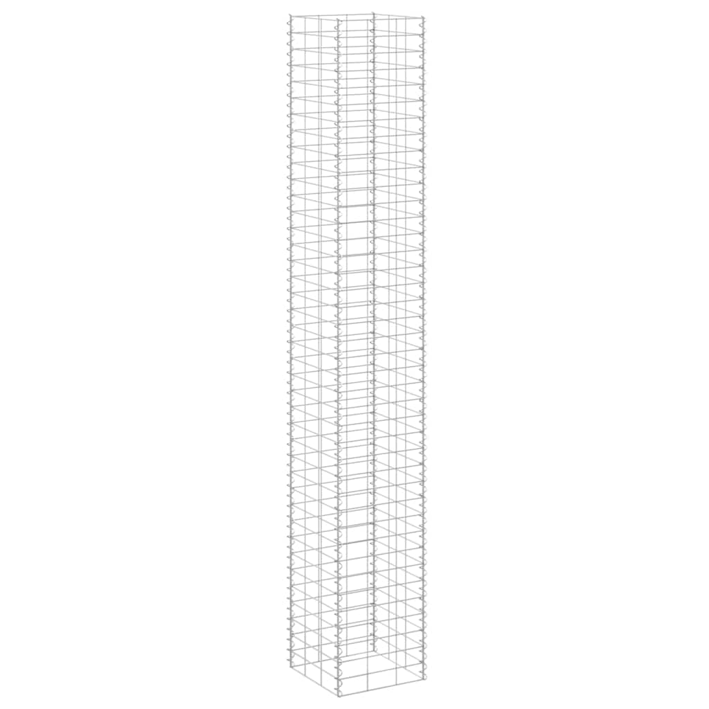 151251 vidaXL Gabion Raised Beds 3 pcs 30x30x200 cm Iron