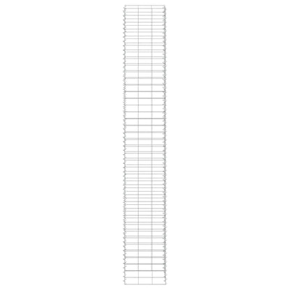151251 vidaXL Gabion Raised Beds 3 pcs 30x30x200 cm Iron