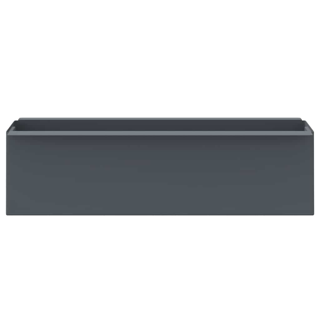 vidaXL Flower Boxes for Euro Pallets 12 pcs Grey 36x13.5x9.5 cm PP