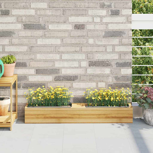 318302 vidaXL Flower Boxes for Euro Pallets 12 pcs Grey 36x13,5x9,5 cm PP