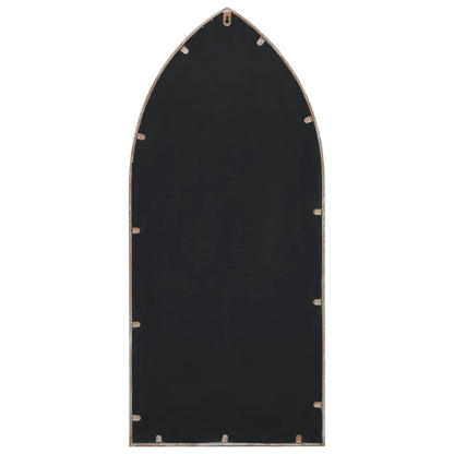 vidaXL Garden Mirror Sand 100x45 cm Iron for Outdoor Use