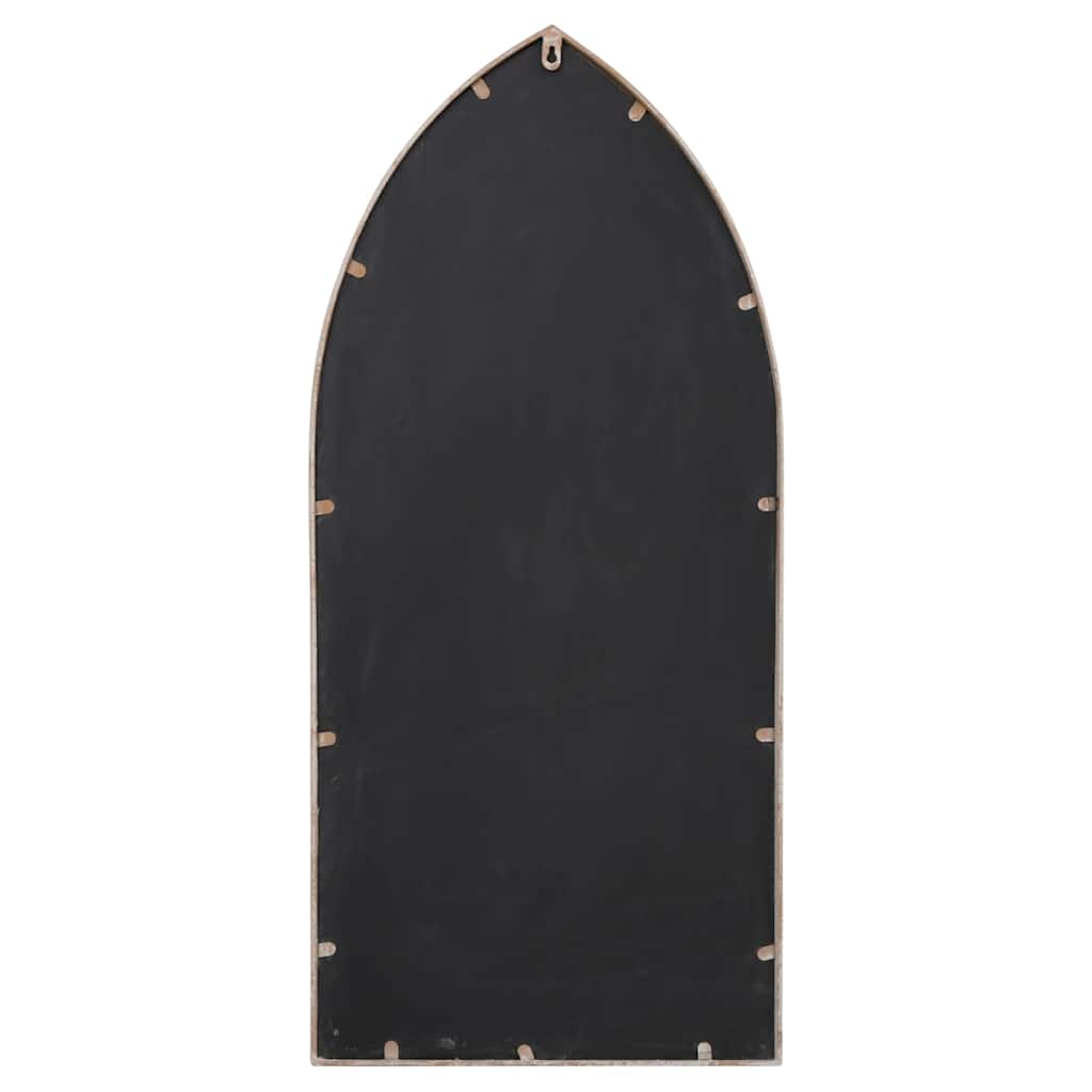 318351 vidaXL Garden Mirror Sand 70x30 cm Iron for Outdoor Use