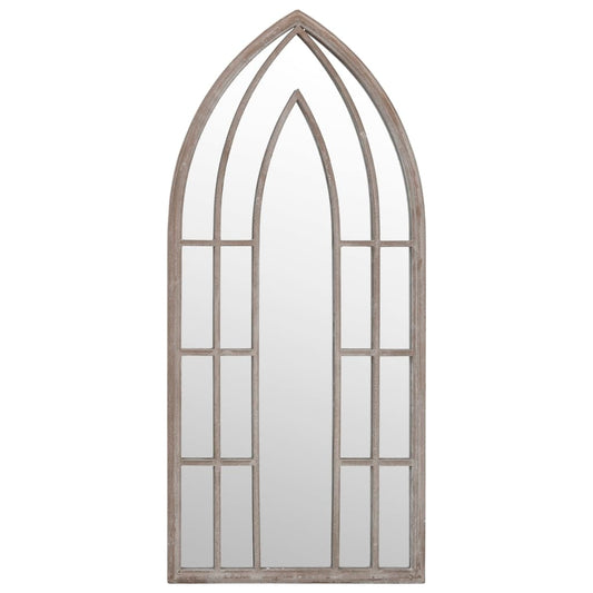 318353 vidaXL Garden Mirror Sand 100x45 cm Iron for Outdoor Use