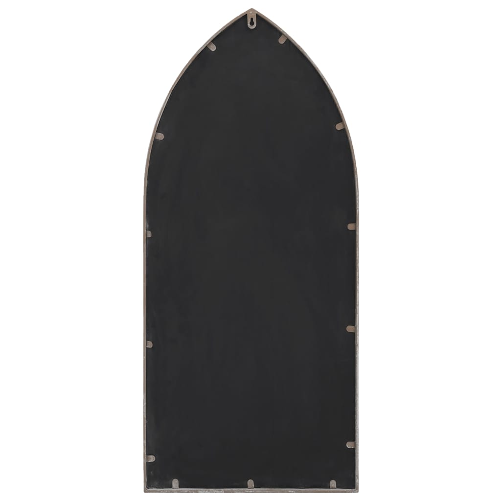 vidaXL Garden Mirror Sand 100x45 cm Iron for Outdoor Use