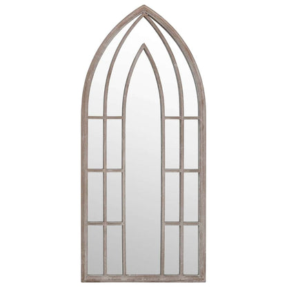 318355 vidaXL Garden Mirror Sand 70x30 cm Iron for Outdoor Use