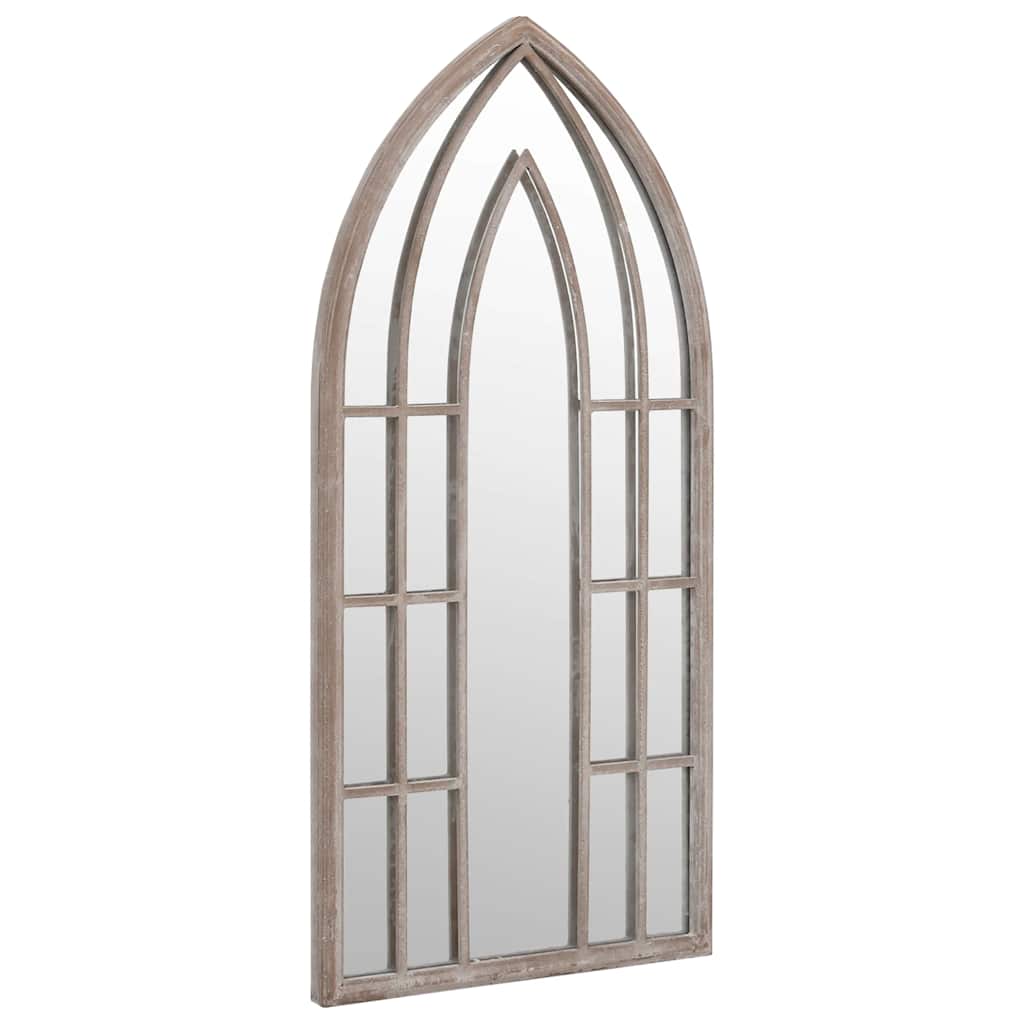 318355 vidaXL Garden Mirror Sand 70x30 cm Iron for Outdoor Use