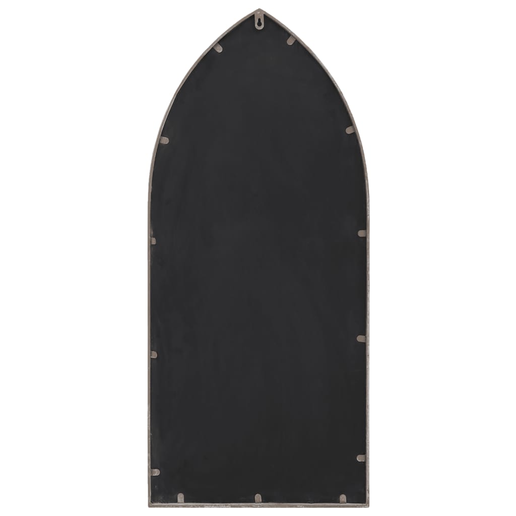 vidaXL Garden Mirror Sand 70x30 cm Iron for Outdoor Use