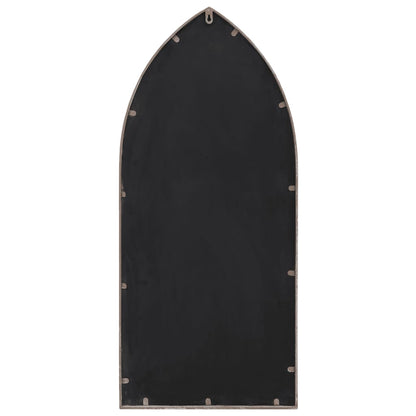 vidaXL Garden Mirror Sand 70x30 cm Iron for Outdoor Use