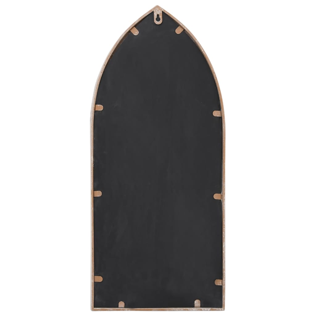vidaXL Garden Mirror | Sand | Iron, glass | Medium | Mirror | Garden Mirror