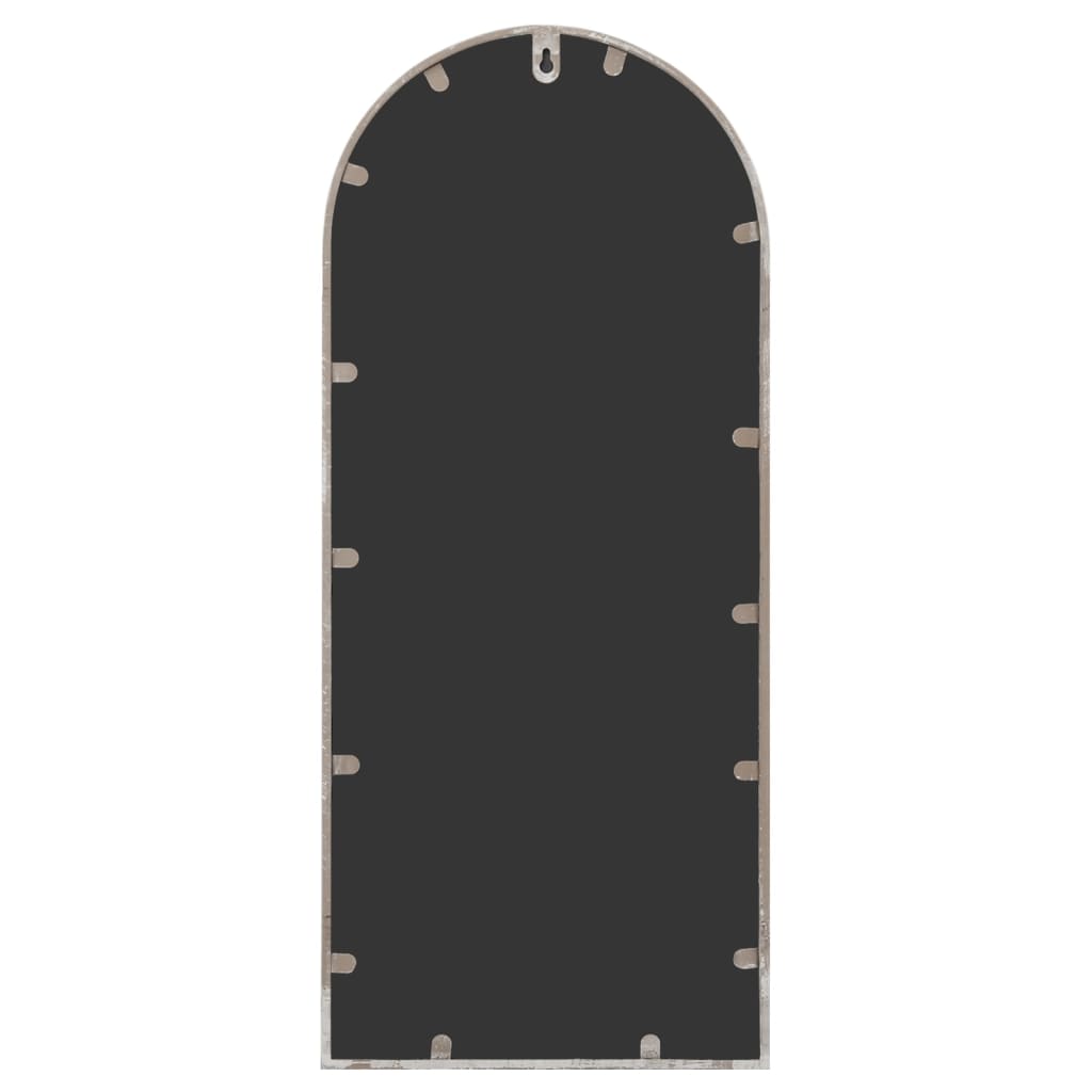 vidaXL Garden Mirror Sand 100x45 cm Iron for Outdoor Use