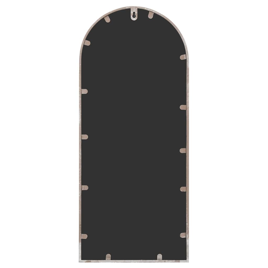 318373 vidaXL Garden Mirror Sand 100x45 cm Iron for Outdoor Use
