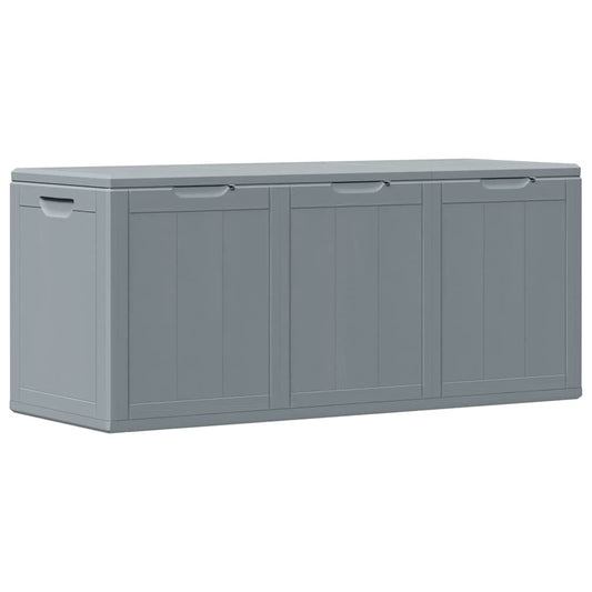 vidaXL Storage Box | Grey | Polypropylene | Large | Modern | Lightweight