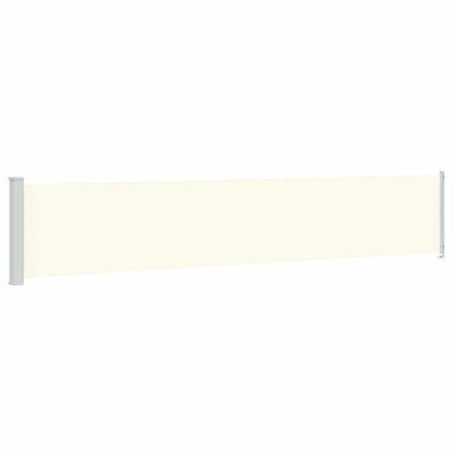 vidaXL Patio Retractable Side Awning 117x614 cm Cream