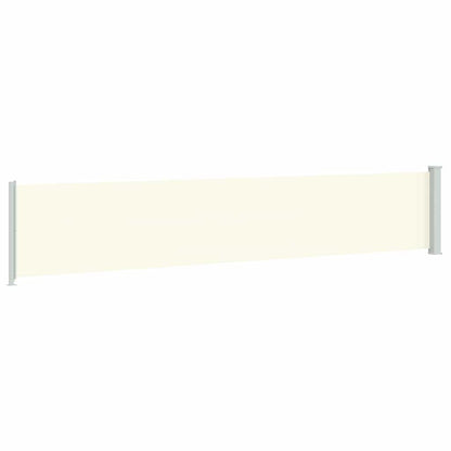 vidaXL Patio Retractable Side Awning 117x614 cm Cream