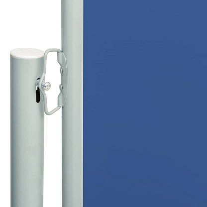 vidaXL Patio Retractable Side Awning 117x600 cm Blue
