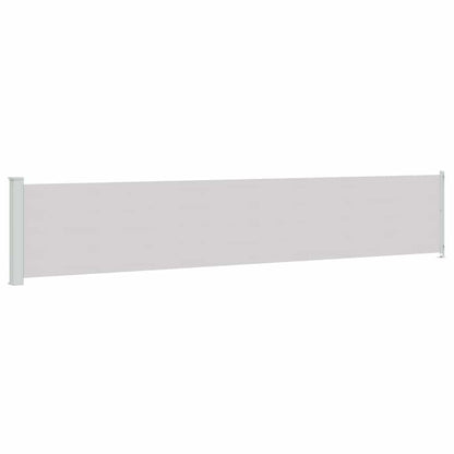vidaXL Patio Retractable Side Awning 117x614 cm Grey