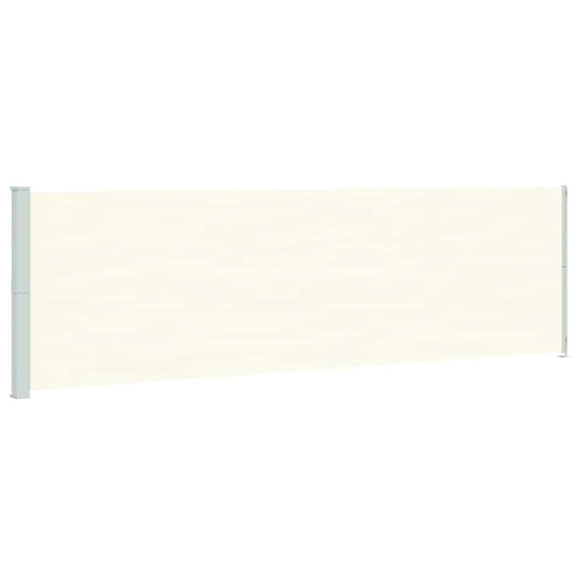 vidaXL Patio Retractable Side Awning 180x614 cm Cream