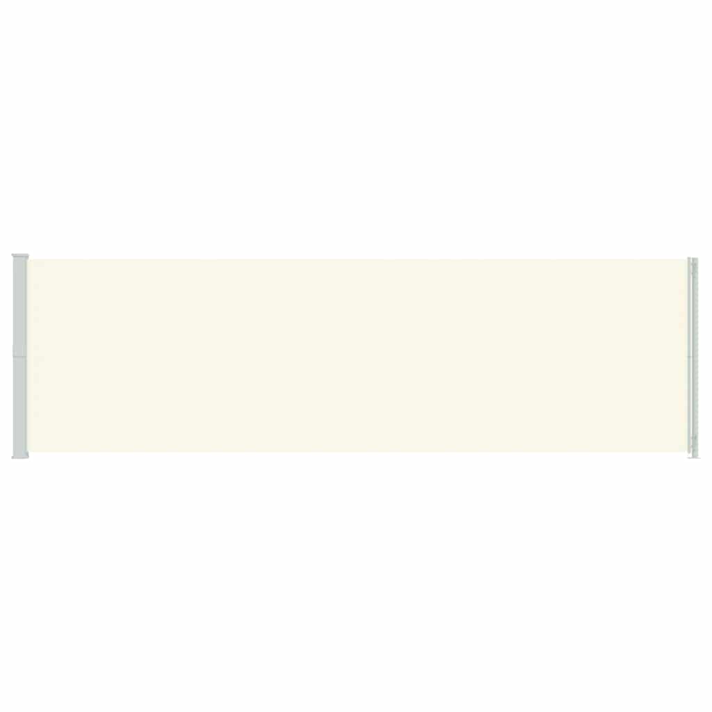 vidaXL Patio Retractable Side Awning 180x614 cm Cream