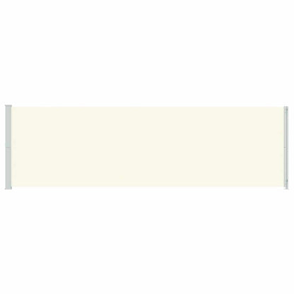 vidaXL Patio Retractable Side Awning 180x614 cm Cream