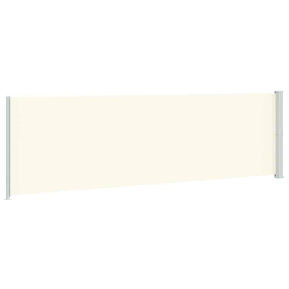 vidaXL Patio Retractable Side Awning 180x614 cm Cream