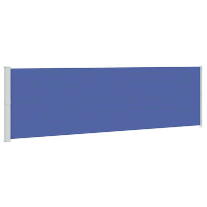 vidaXL Patio Retractable Side Awning 180x600 cm Blue