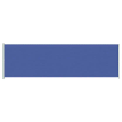 vidaXL Patio Retractable Side Awning 180x600 cm Blue