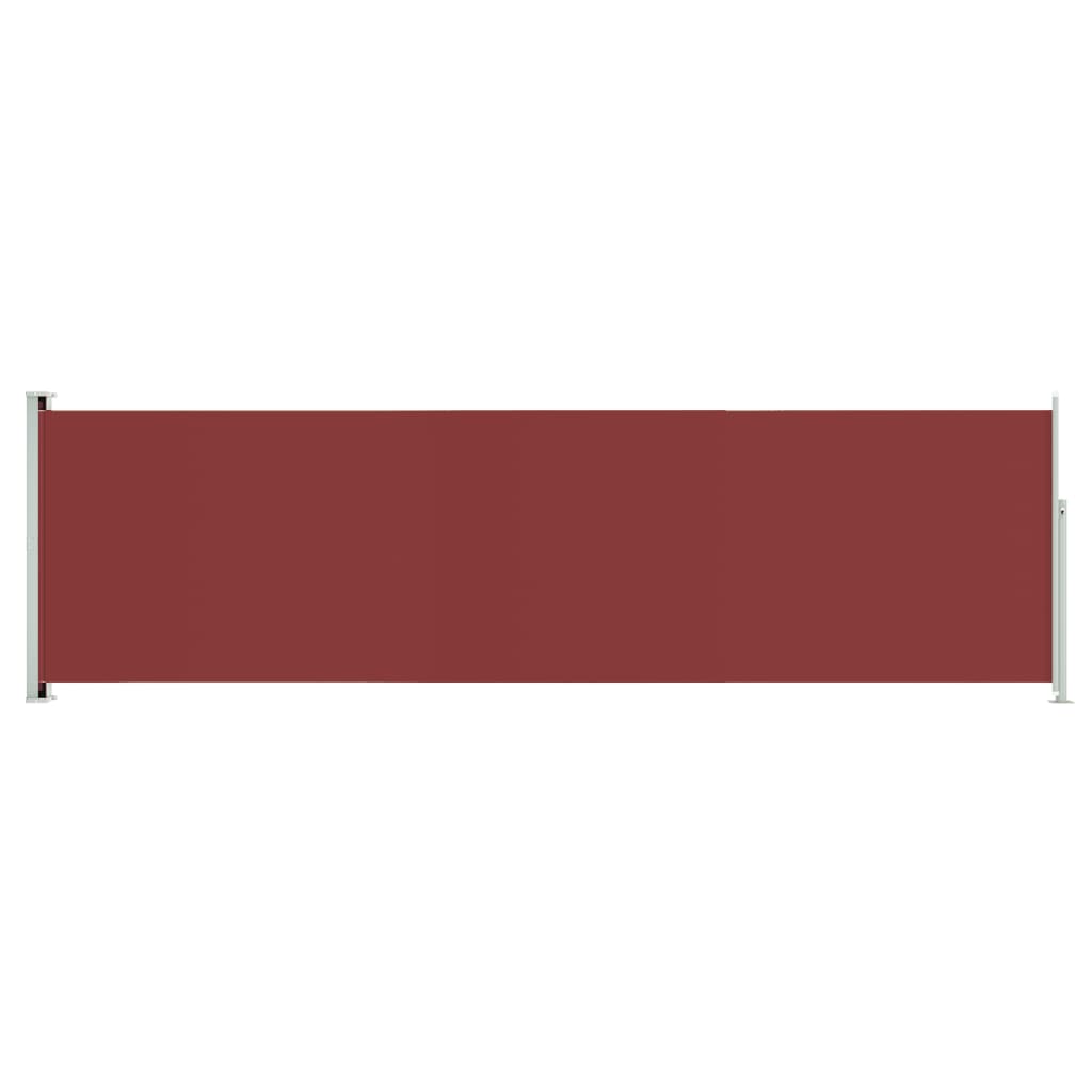 vidaXL Patio Retractable Side Awning 180x600 cm Red