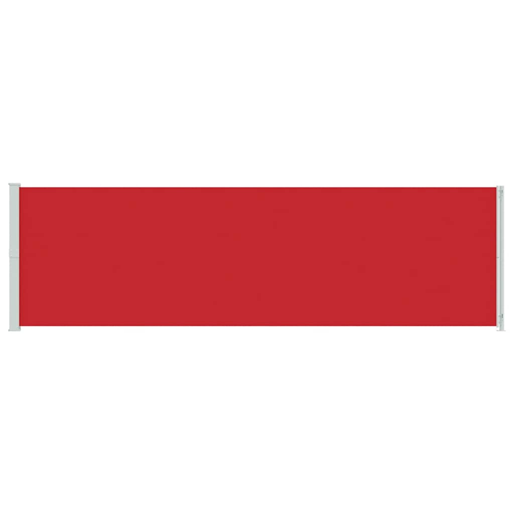 vidaXL Patio Retractable Side Awning 180x600 cm Red