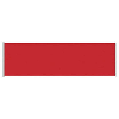 vidaXL Patio Retractable Side Awning 180x600 cm Red