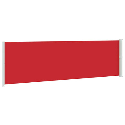 vidaXL Patio Retractable Side Awning 180x600 cm Red