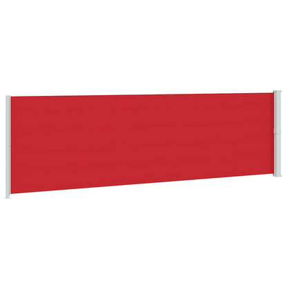 vidaXL Patio Retractable Side Awning 180x600 cm Red