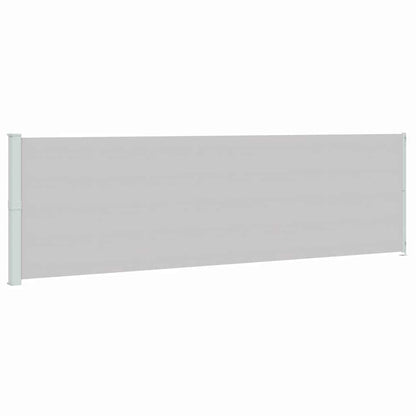 vidaXL Patio Retractable Side Awning 180x614 cm Grey