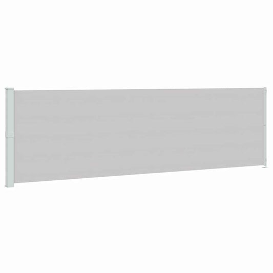 vidaXL Patio Retractable Side Awning 180x614 cm Grey