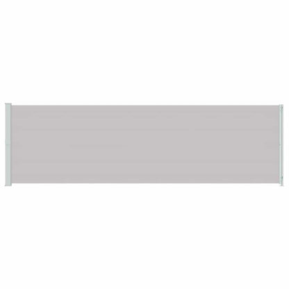 vidaXL Patio Retractable Side Awning 180x614 cm Grey