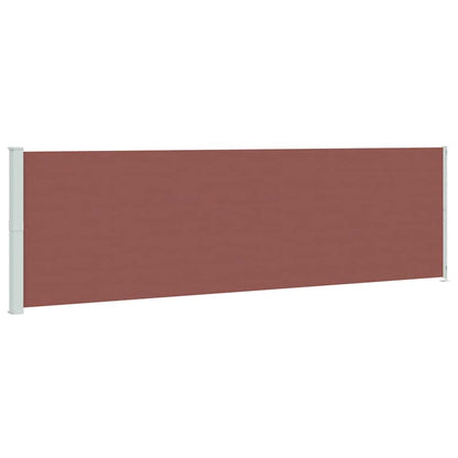 vidaXL Patio Retractable Side Awning 180x600 cm Brown