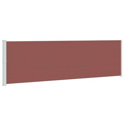 317969 vidaXL Patio Retractable Side Awning 180x600 cm Brown