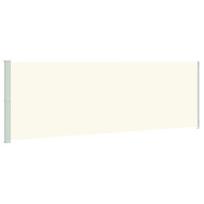 vidaXL Patio Retractable Side Awning 200x614 cm Cream